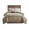 Gracie Mills 7-Piece Rustic Faux Suede Comforter Set Grace-12138 Earthy Print